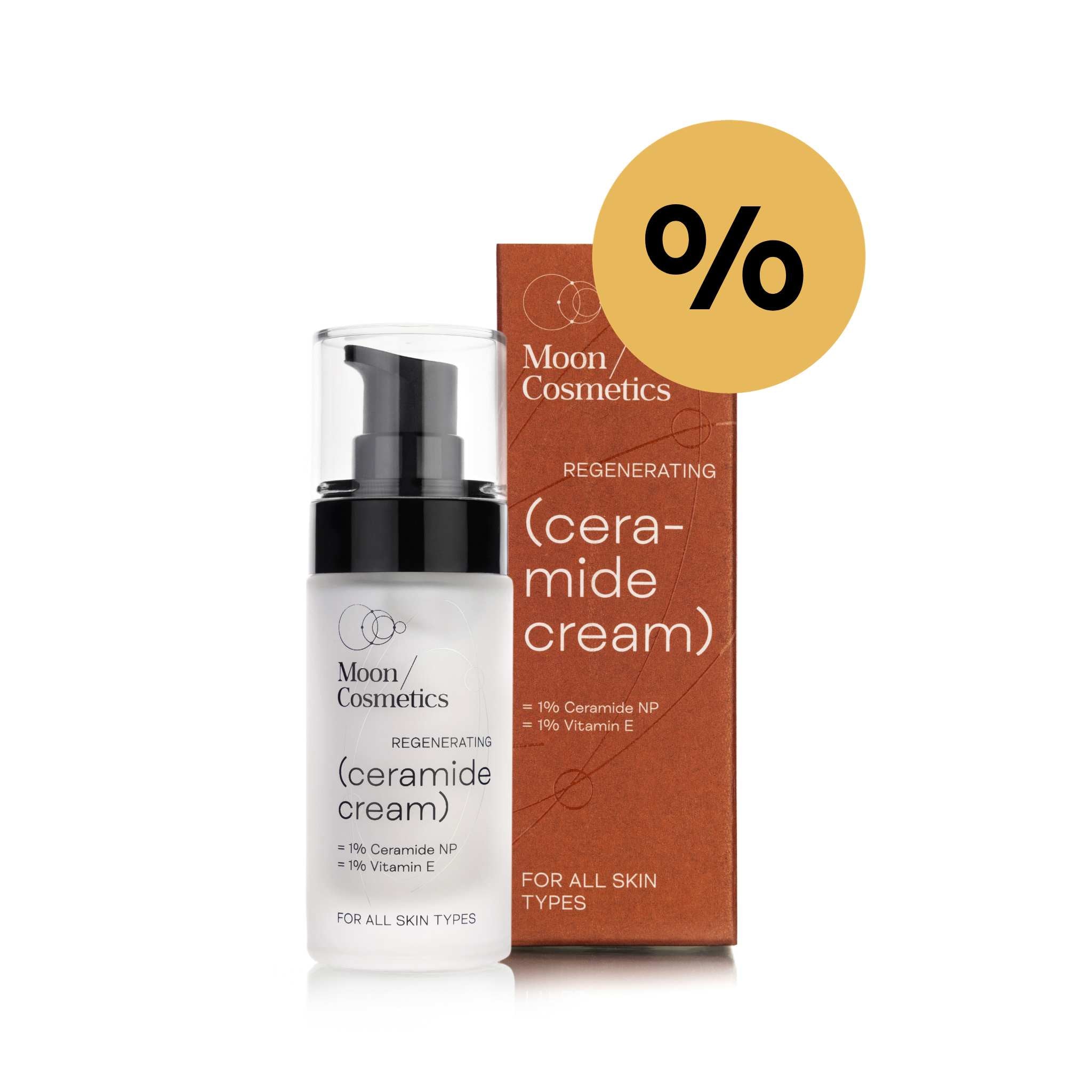 Maitinamasis veido kremas su keramidais buteliuke | Moon Cosmetics