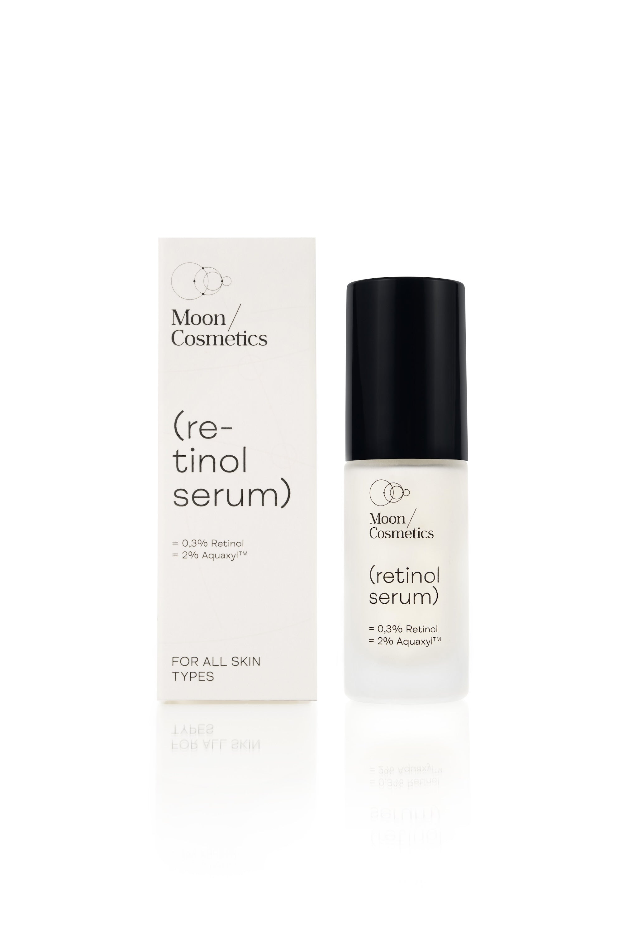 Inkapsuliuoto retinolio serumas buteliuke | Moon Cosmetics