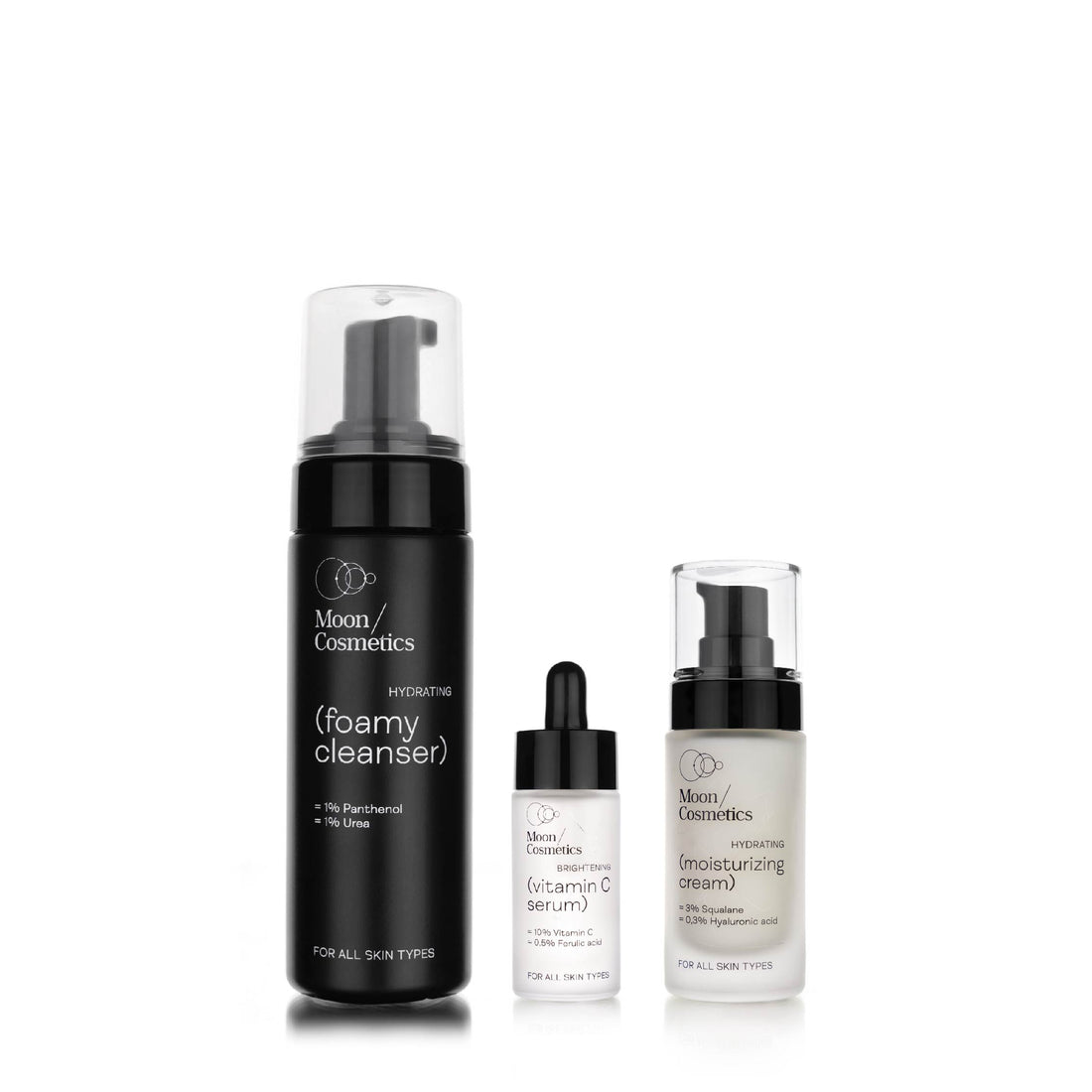 MINI rinkinys pigmentuotai odai pakuotėse | Moon Cosmetics