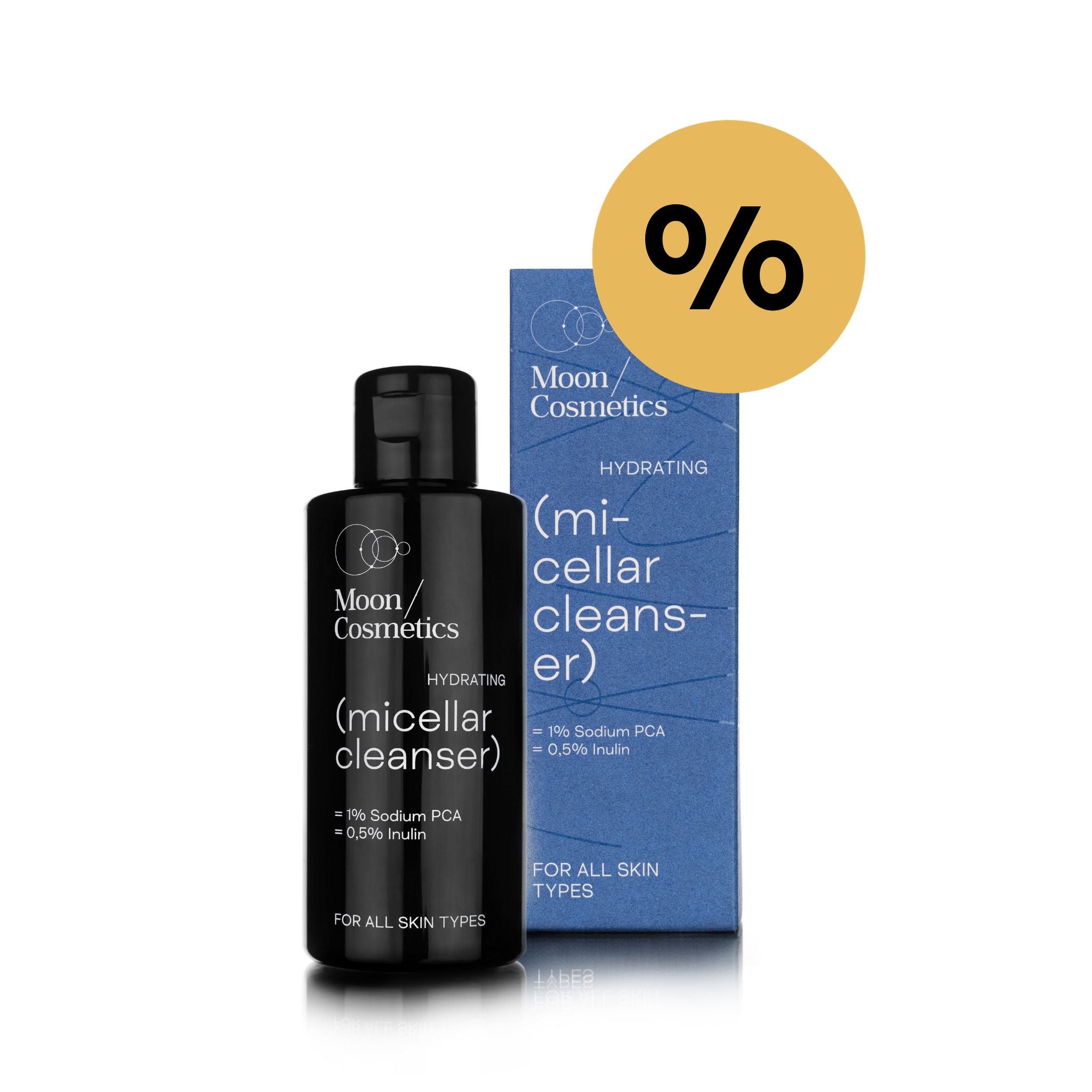Valomasis micelinis vanduo buteliuke | Moon Cosmetics