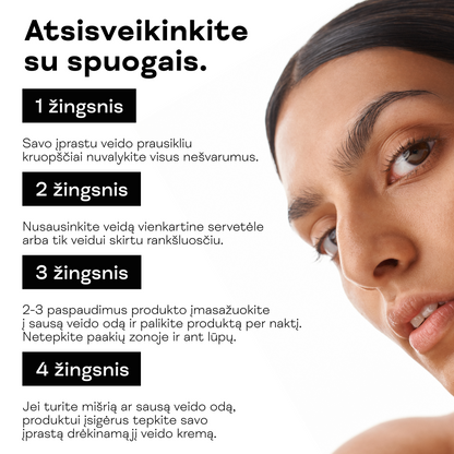 Drėkinamasis gelis nuo spuogų