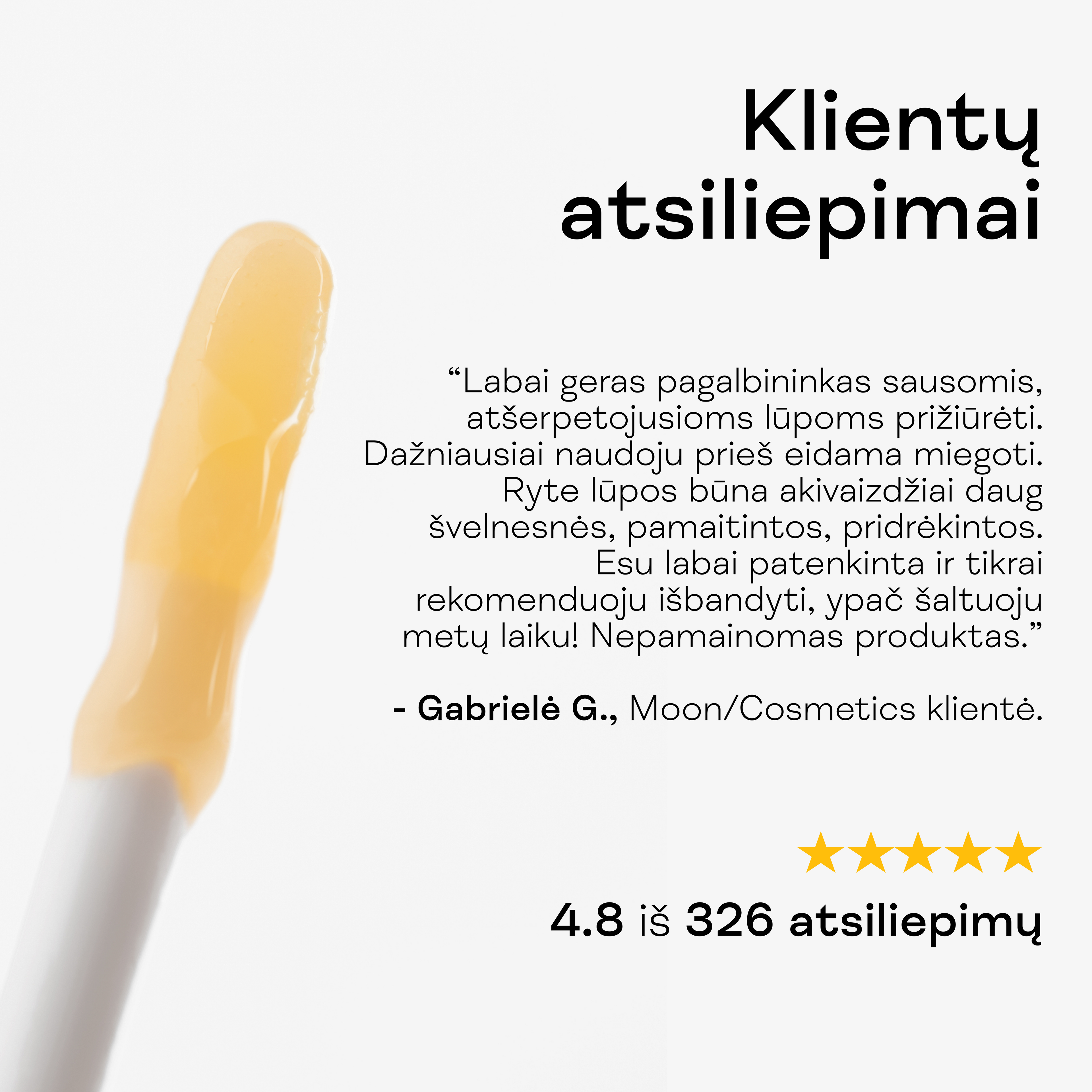 SOS lūpų blizgis