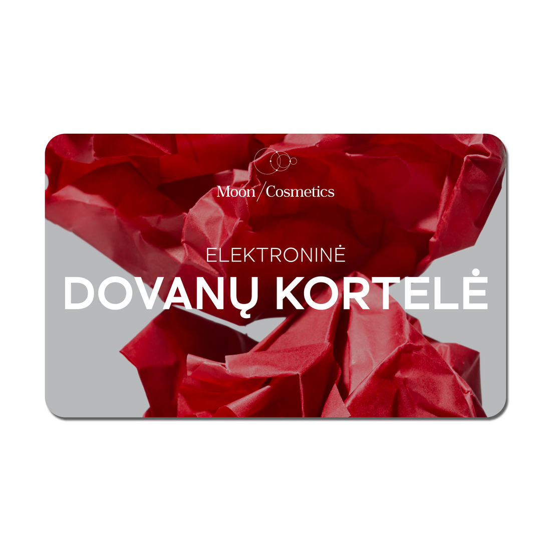 Moon/Cosmetics dovanų kortelė